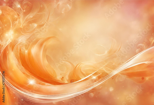 A mesmerizing abstract orange background adorned with swirling patterns, perfect for a fantasy setting.