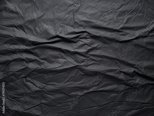 Black dark wrinkled paper background with frame blank empty with copy space for product design or text copyspace mock-up template for website banner