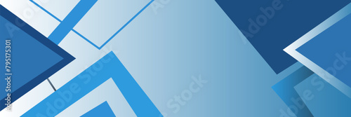 blue triangle abstract background