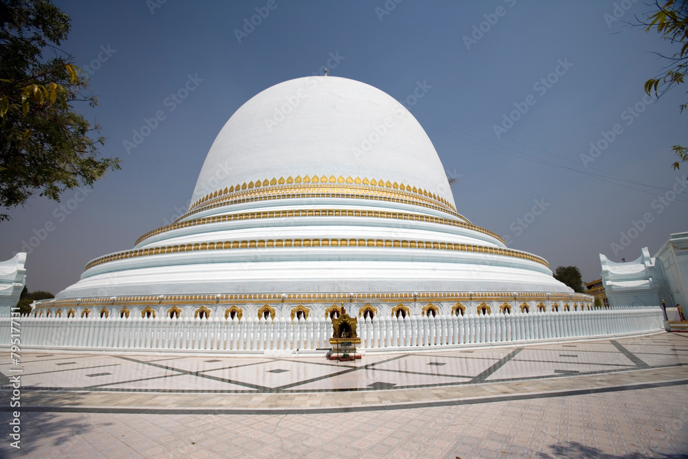 Myanmar Ava temples on a sunny spring day Myanmar Ava temples on a sunny spring day