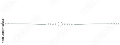 Silver line illustration