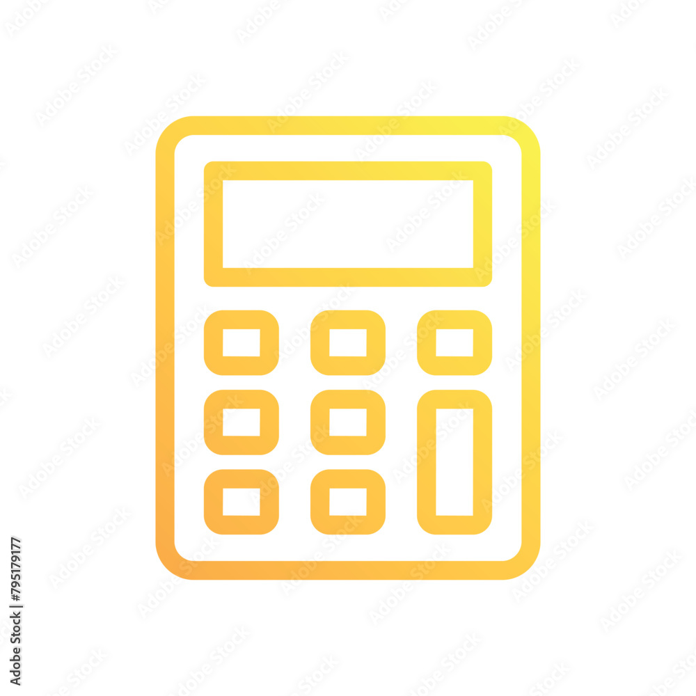 Calculator vector icon Calculator vector icon