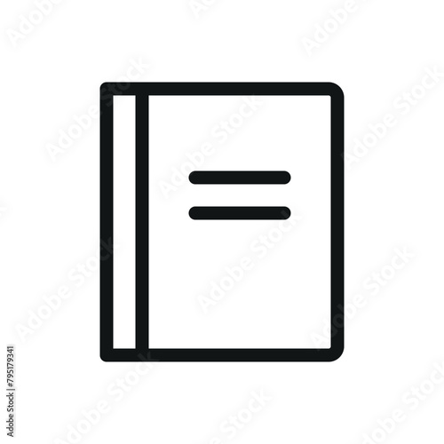Project folder isolated icon, technical document vector symbol with editable stroke