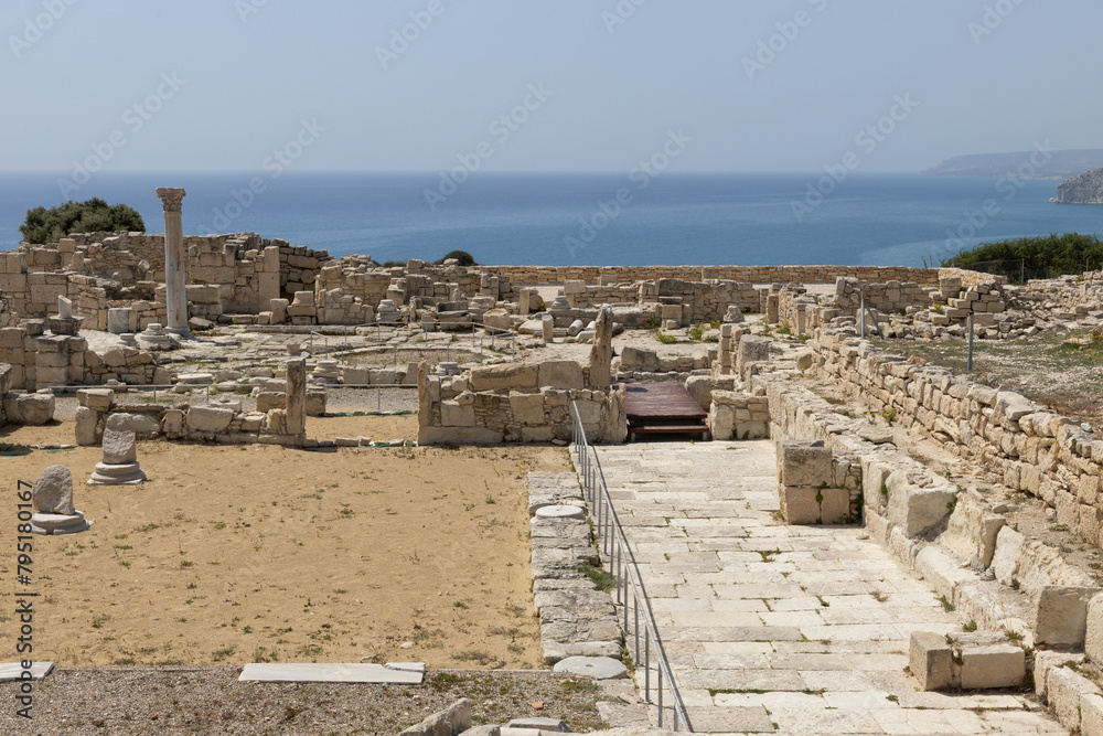 Seaside View of Kourion Archaeological Site