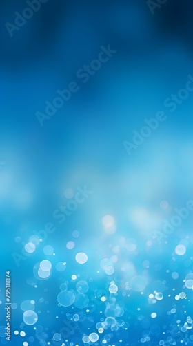 Blue background with light bokeh abstract background texture blank empty pattern with copy space for product design or text copyspace mock-up template