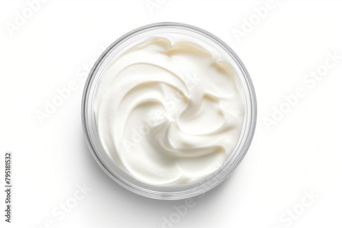 Fresh greek yogurt cream food milk. photo