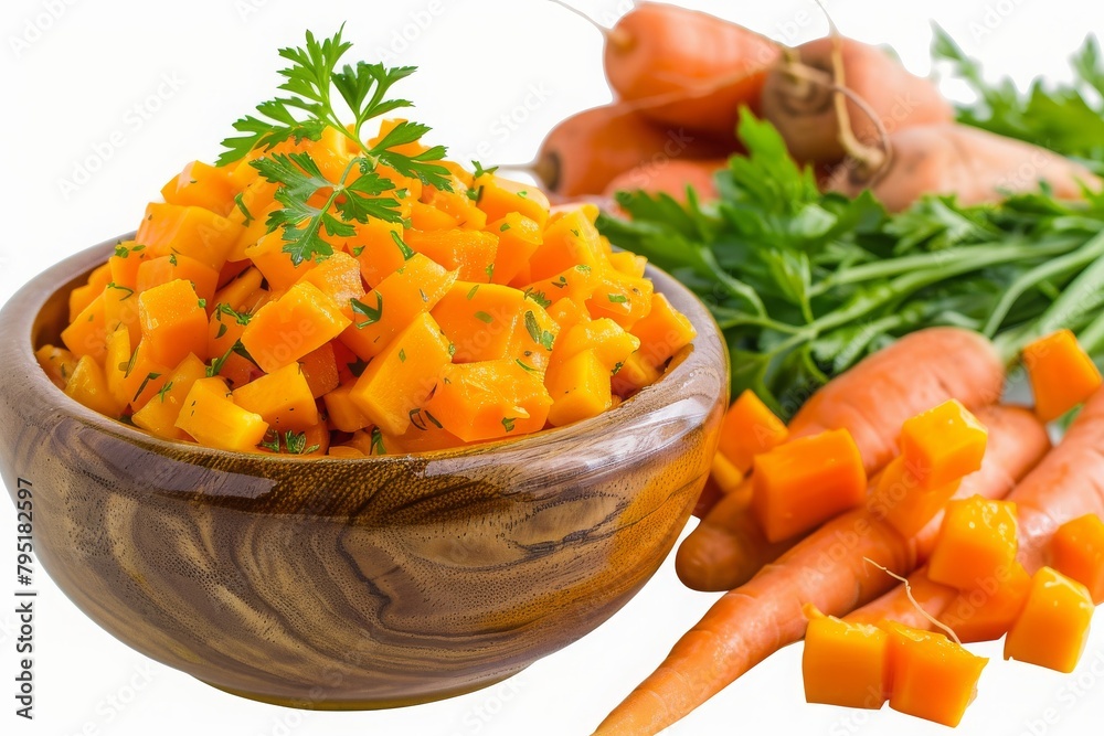 mixed relish/chutney made of mango and carrot mixed relish/chutney made of mango and carrot