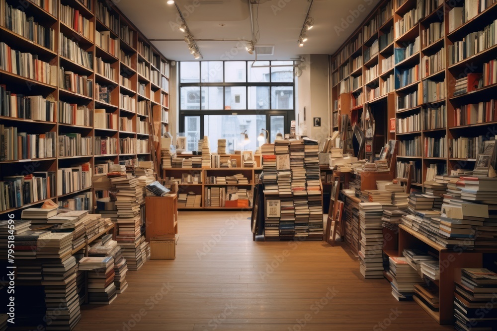 Book shop publication bookstore bookshelf
