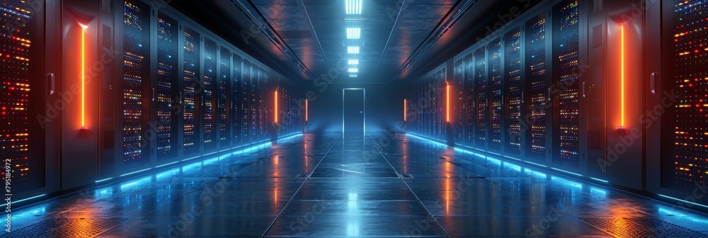 Advanced server infrastructure, state-of-the-art data center Advanced server infrastructure, state-of-the-art data center