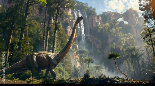 Majestic Brachiosaurus Feed...