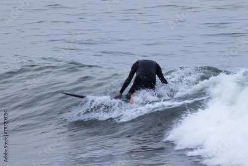Surfer on the Ocean waves