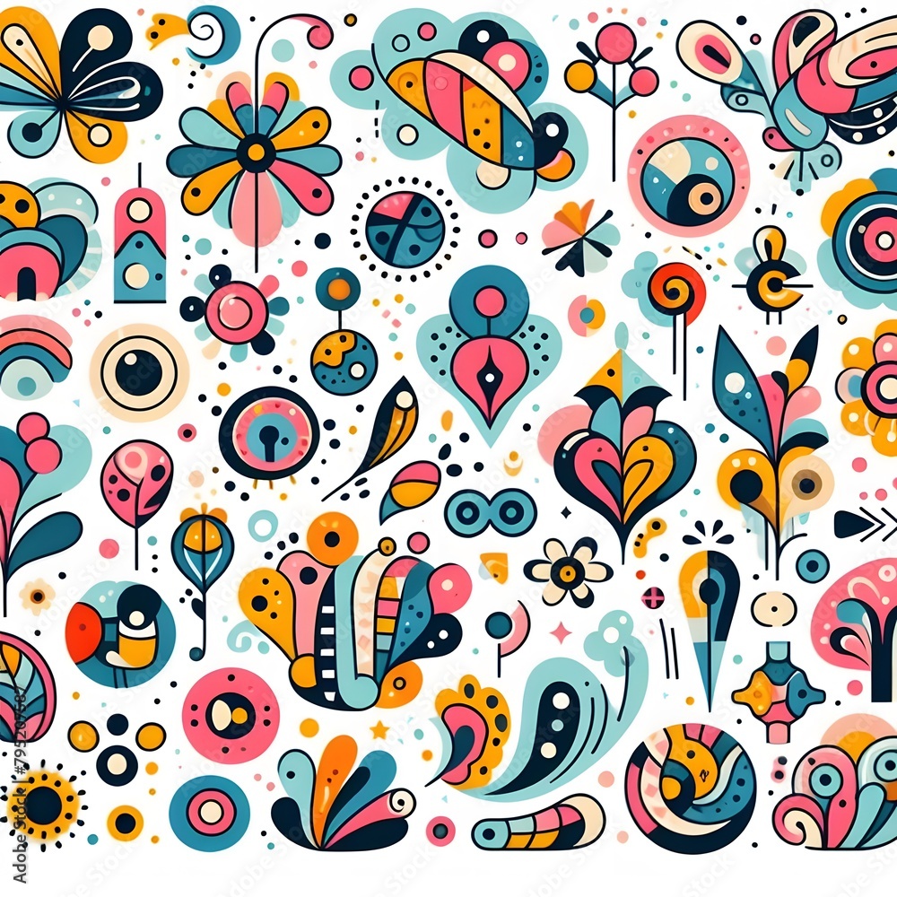 Vibrant Abstract Object Drawings Explore a Kaleidoscope of Colorful Creations Vibrant Abstract Object Drawings Explore a Kaleidoscope of Colorful Creations