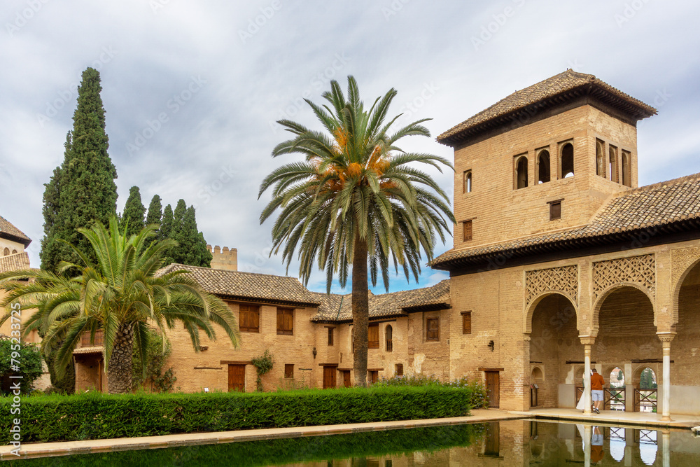 El Partal (the Partal Palace), Alhambra, Granada, Andalusia, Spain.