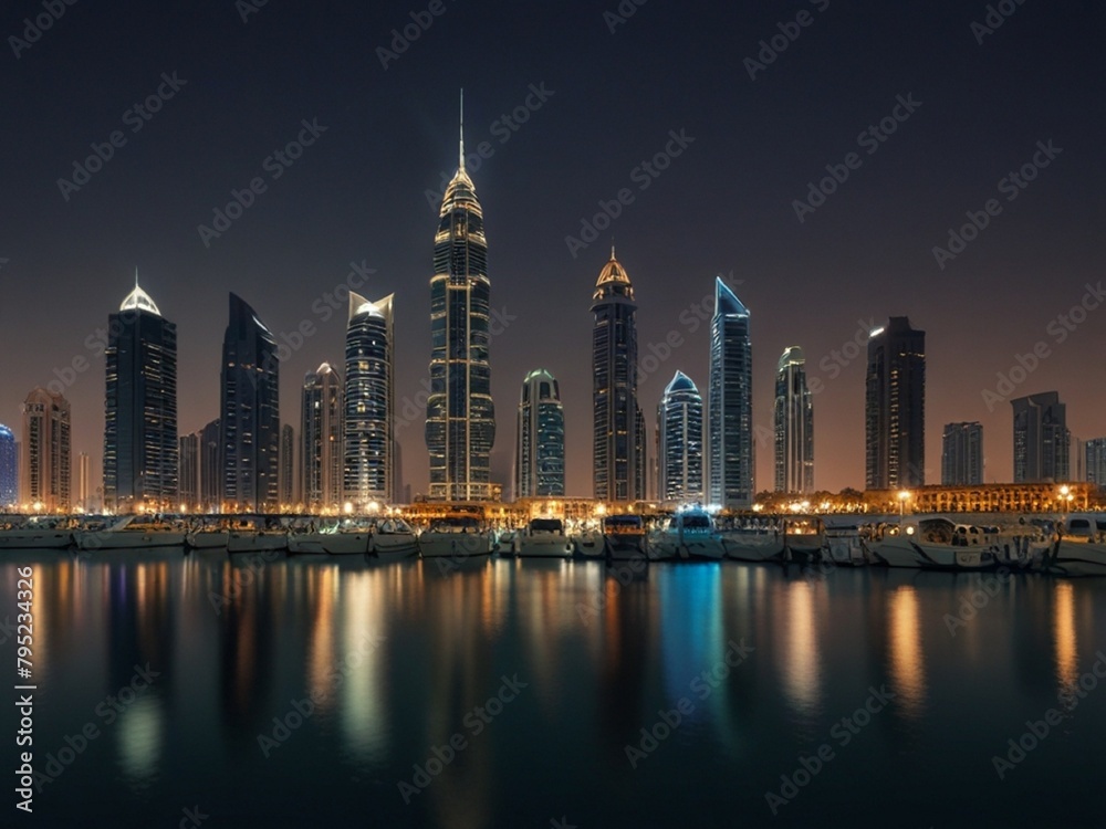 Obraz premium city skyline