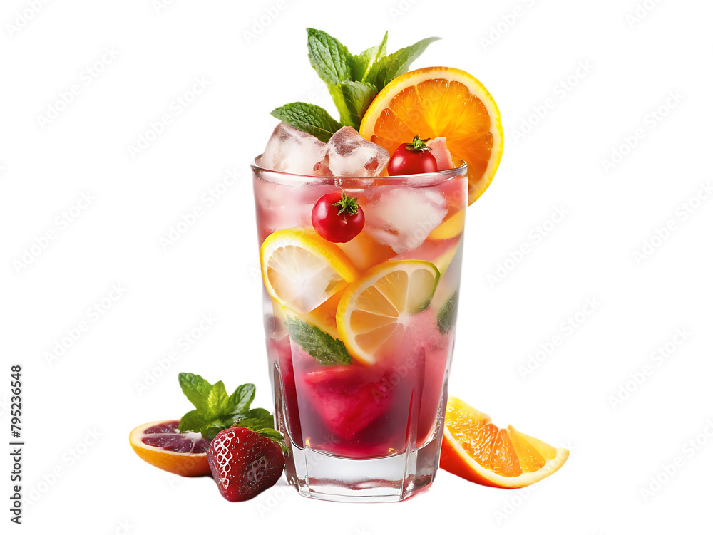Drinks isolated on transparent background Drinks isolated on transparent background