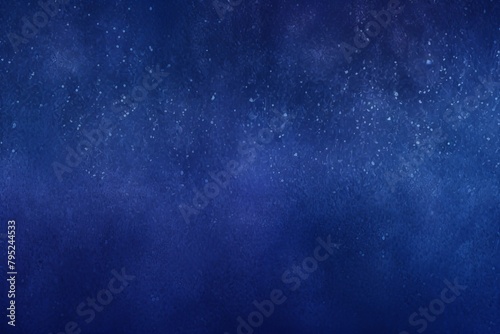 Indigo color gradient dark grainy background white vibrant abstract spots on black noise texture effect blank empty pattern with copy space for product  photo