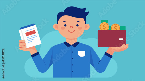 He proudly accepts his First Savings Bank passbook eager to start tracking his growing savings.