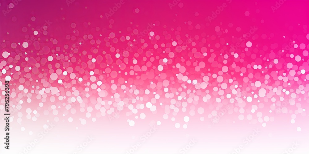 Magenta color gradient light grainy background white vibrant abstract spots on white noise texture effect blank empty pattern with copy space