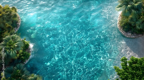 Tranquil Pool With Crystal Clear Water