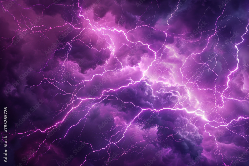Purple lightning lines for background, visually striking Purple lightning lines for background, visually striking