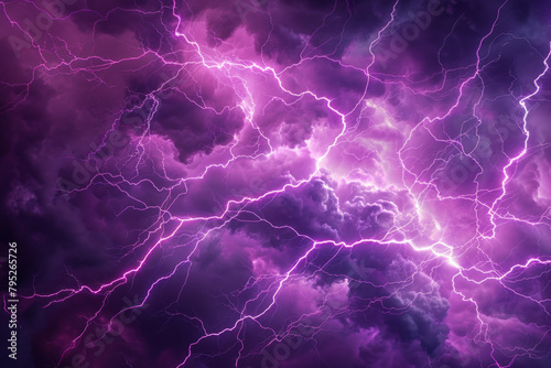Purple lightning lines for background  visually striking
