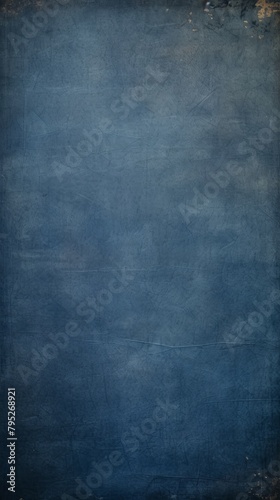 Navy Blue background paper with old vintage texture antique grunge textured design, old distressed parchment blank empty with copy space 
