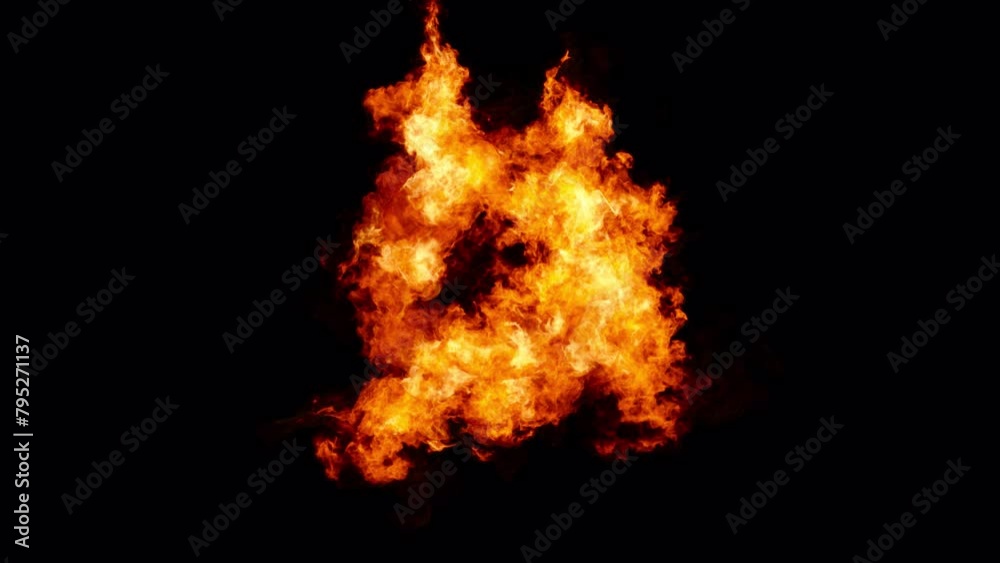 Burning Letter O