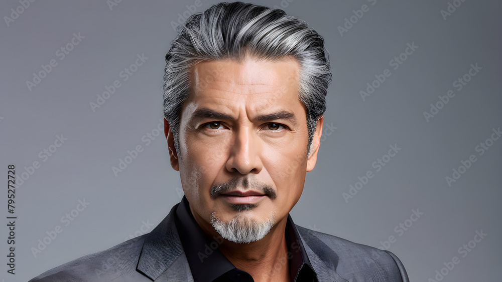 Various pastel settings showcase a middle-aged man's classic hairstyle with timeless elegance, vintage charm, retro sophistication, and elegant flair Various pastel settings showcase a middle-aged man's classic hairstyle with timeless elegance, vintage charm, retro sophistication, and elegant flair