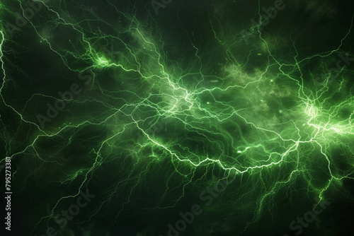 Green lightning lines for background, visually striking © grey