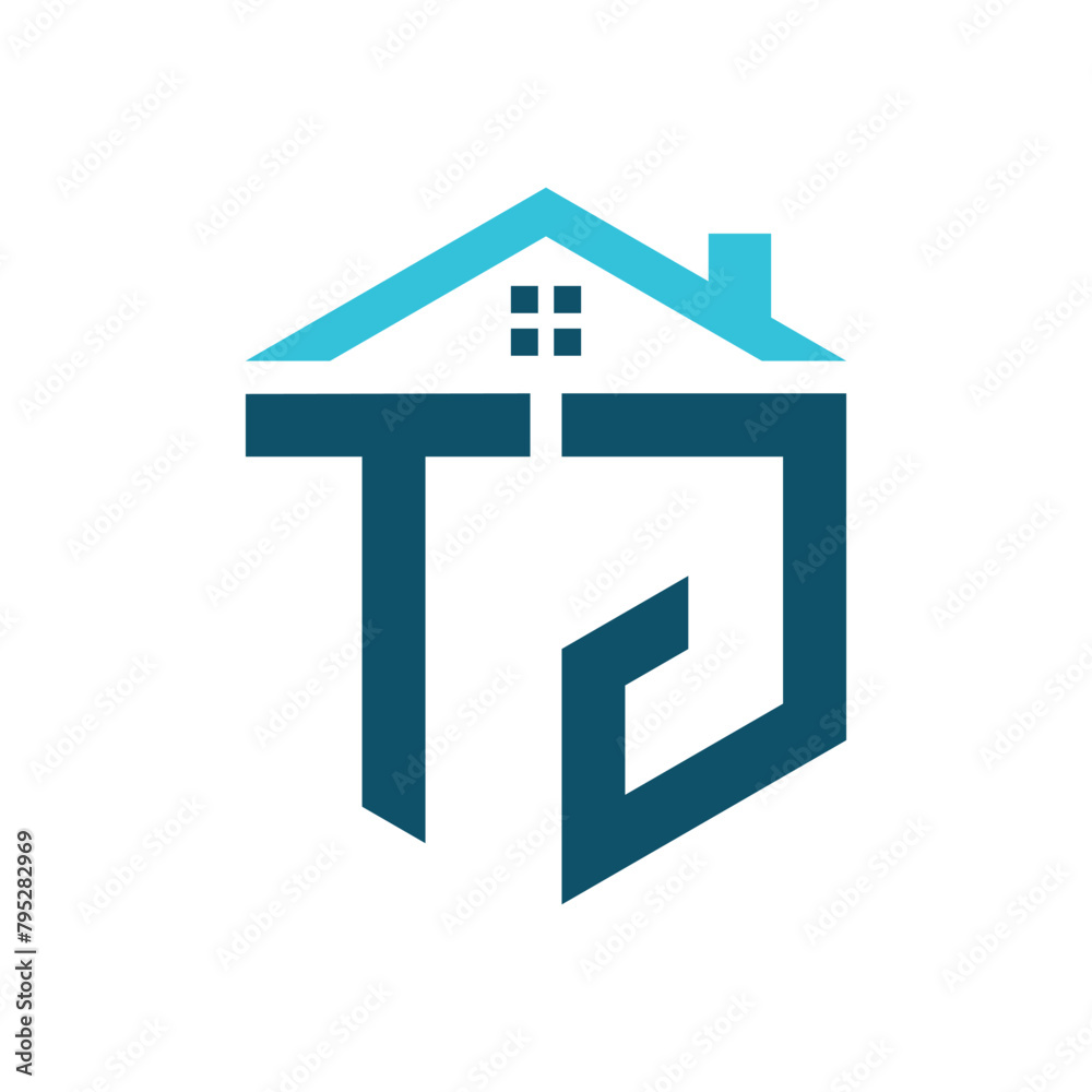 TJ House Logo Design Template. Letter TJ Logo for Real Estate, Construction or any House Related Business TJ House Logo Design Template. Letter TJ Logo for Real Estate, Construction or any House Related Business
