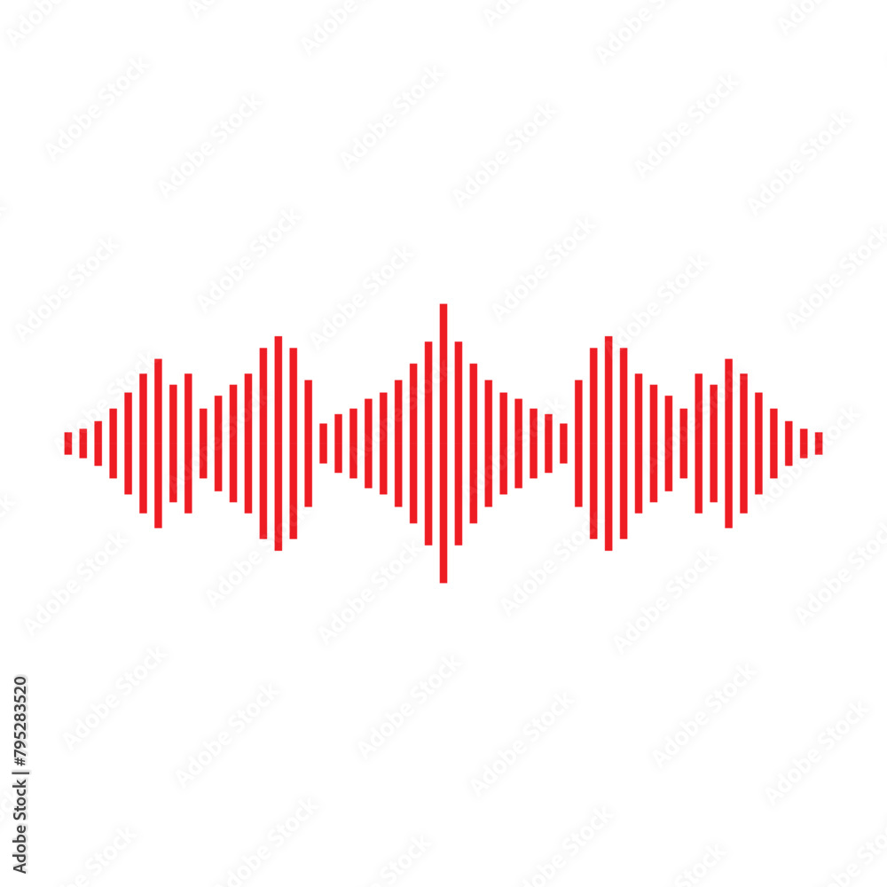 good music sound wave logo illustration good music sound wave logo illustration