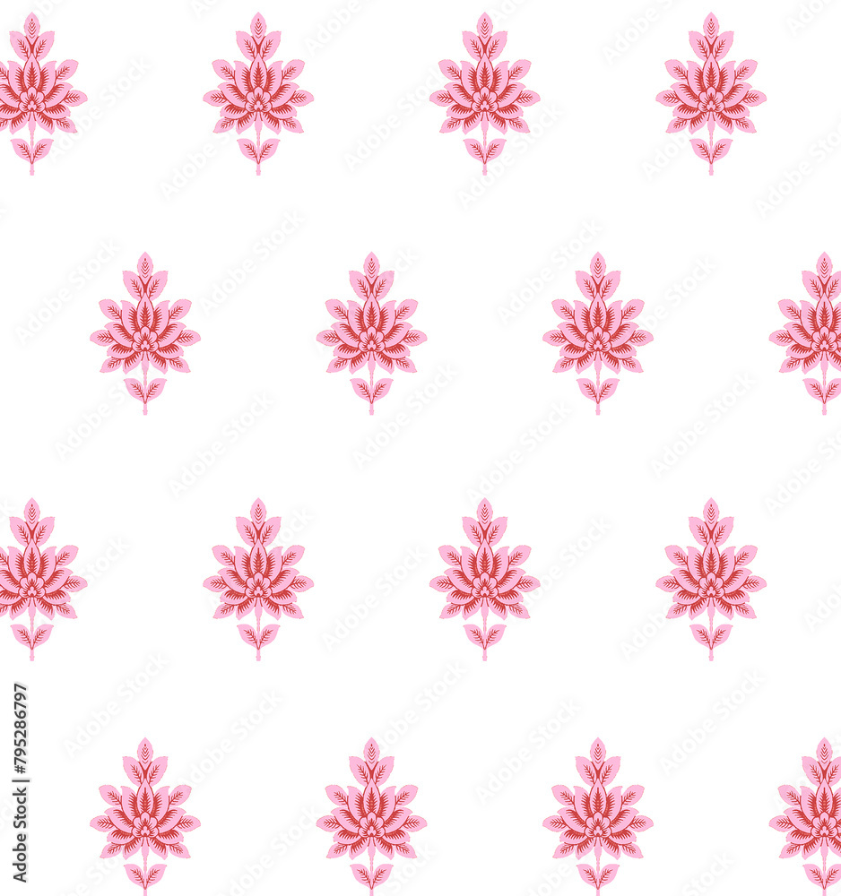 A traditional Indian mughal seamless pattern for design prints A traditional Indian mughal seamless pattern for design prints