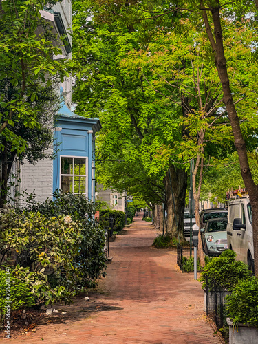 street in the city, georgetown Washington 