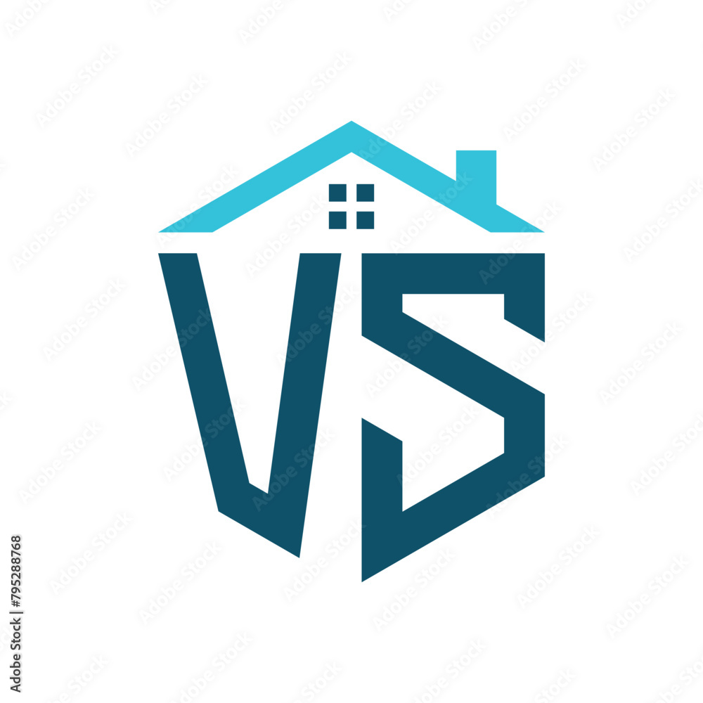 VS House Logo Design Template. Letter VS Logo for Real Estate, Construction or any House Related Business VS House Logo Design Template. Letter VS Logo for Real Estate, Construction or any House Related Business