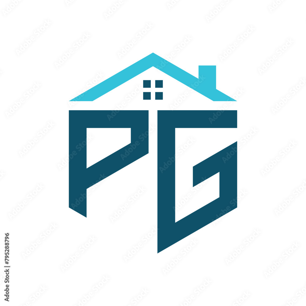 PG House Logo Design Template. Letter PG Logo for Real Estate, Construction or any House Related Business PG House Logo Design Template. Letter PG Logo for Real Estate, Construction or any House Related Business