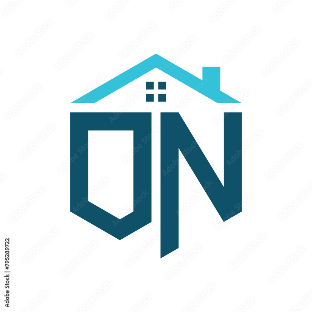 ON House Logo Design Template. Letter ON Logo for Real Estate, Construction or any House Related Business ON House Logo Design Template. Letter ON Logo for Real Estate, Construction or any House Related Business