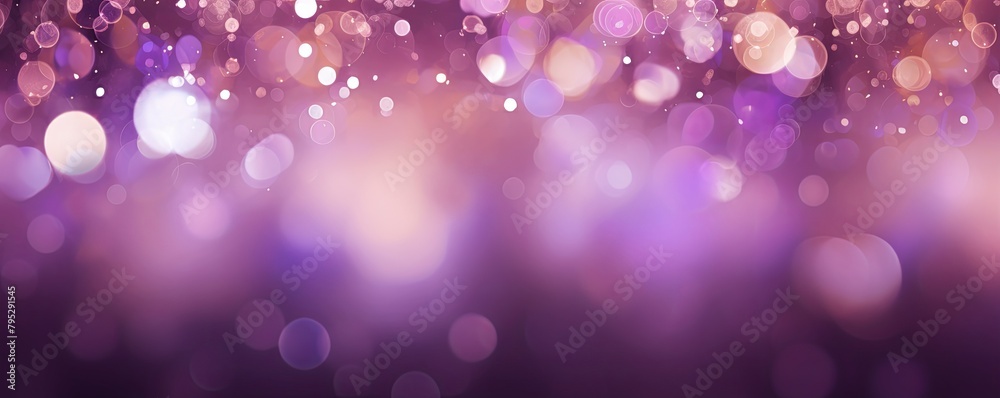 Purple background with light bokeh abstract background texture blank empty pattern with copy space for product design or text copyspace mock-up 