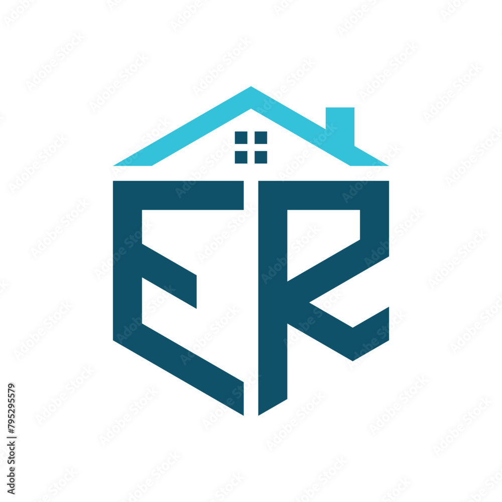 ER House Logo Design Template. Letter ER Logo for Real Estate, Construction or any House Related Business ER House Logo Design Template. Letter ER Logo for Real Estate, Construction or any House Related Business