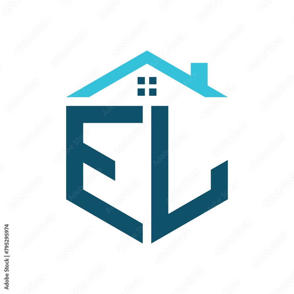 EL House Logo Design Template. Letter EL Logo for Real Estate, Construction or any House Related Business EL House Logo Design Template. Letter EL Logo for Real Estate, Construction or any House Related Business