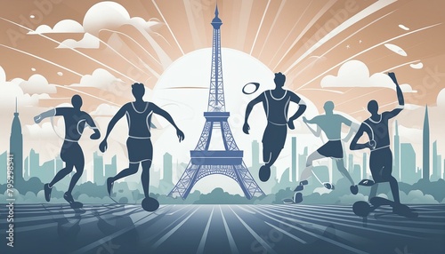 Celebrating the Commencement of the Paris 2024 Olympics at the Iconic Eiffel Tower
