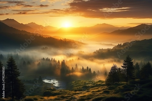 Nature landscape panoramic mountain © Rawpixel.com