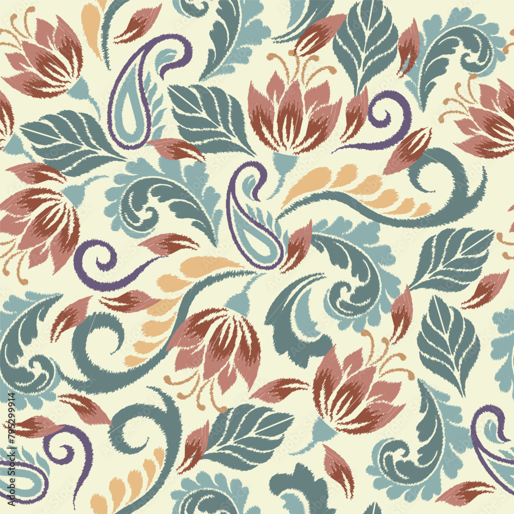 floral pattern in vector, suitable for fabric, clothing, covers, motifs, wallpaper, etc. floral pattern in vector, suitable for fabric, clothing, covers, motifs, wallpaper, etc.