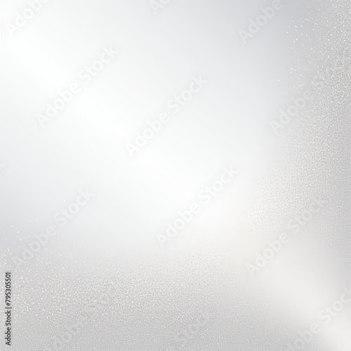 Silver color gradient light grainy background white vibrant abstract spots on white noise texture effect blank empty pattern with copy space for product 