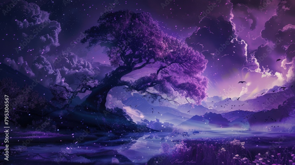 Elegant Purple Wallpaper: Adding Sophistication to Your Space Elegant Purple Wallpaper: Adding Sophistication to Your Space