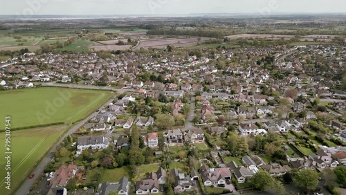 Housing in Heswall, Wirral, Merseyside, England photo