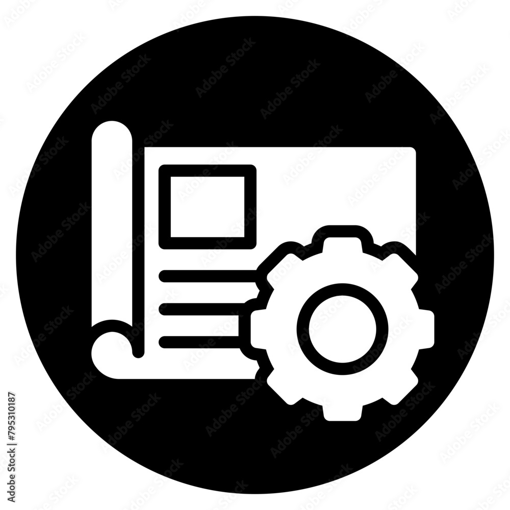 plan glyph icon plan glyph icon