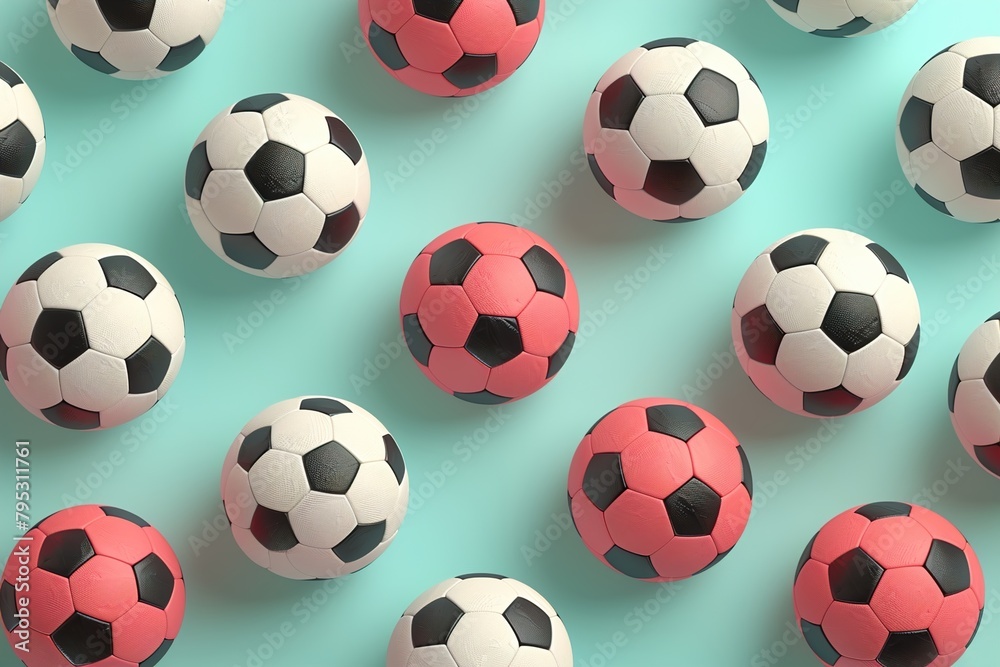 Soccer football pattern Soccer football pattern