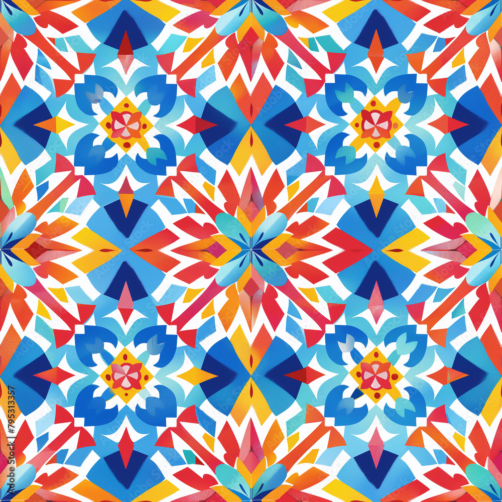 tile pattern, seamless pattern design for fabric print or backgrpind, illustration