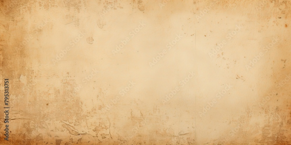 Tan background paper with old vintage texture antique grunge textured design, old distressed parchment blank empty with copy space for product 