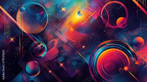 Abstract geometric backgrounds